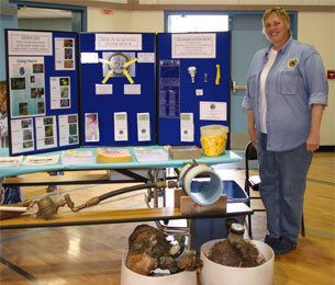 Photo of LOCSD table with water information