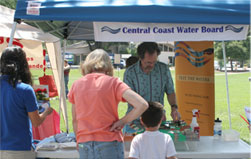 Photo of the Central Coast Water Board booth
